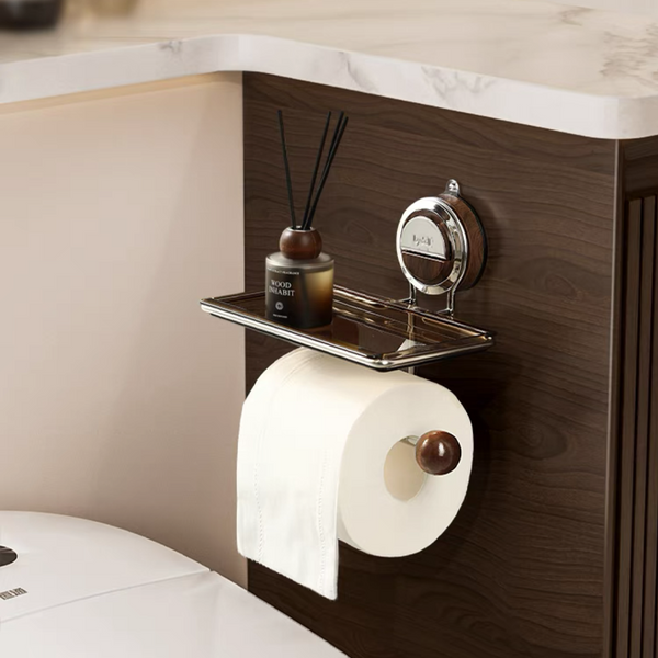 Toilettenpapierhalter aus Edelstahl ohne Bohren | Kaufen Sie 1 und erhalten Sie 2