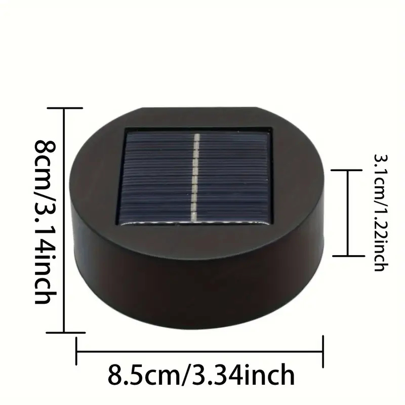 Solar LED Wandleuchte warm 4 Stück