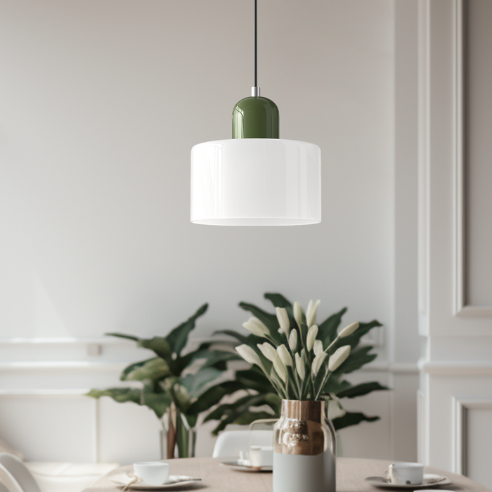 Bauhaus Glas LED Pendelleuchte 15cm
