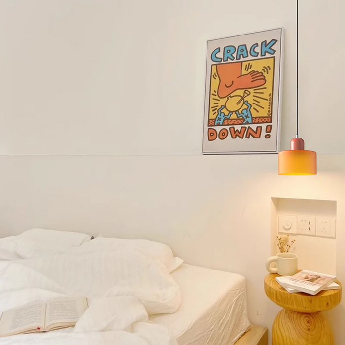 Bauhaus Glas LED Pendelleuchte 15cm