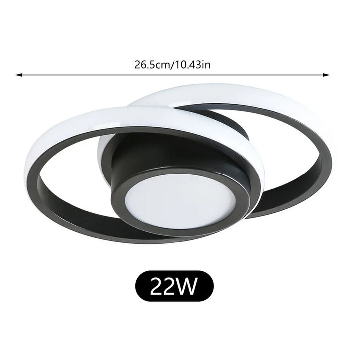 LED Deckenleuchte Acryl Rund 27cm