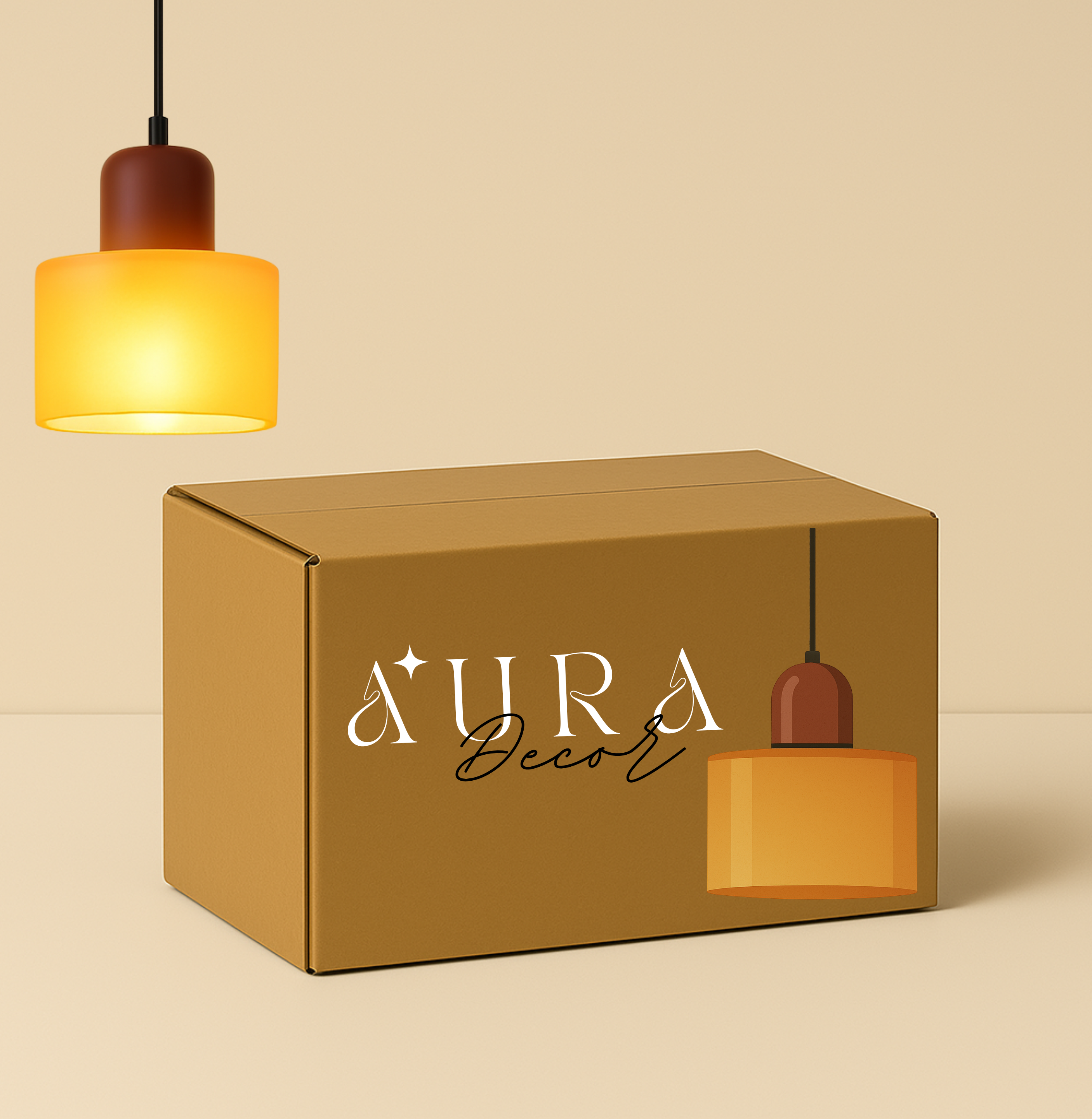 Bauhaus Glas LED Pendelleuchte 15cm