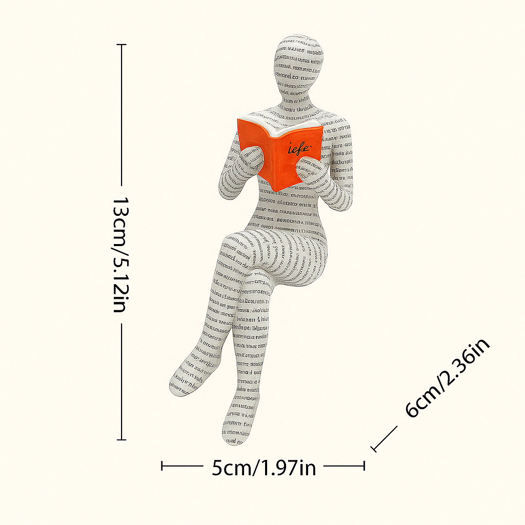 Beeld van een lezende vrouw