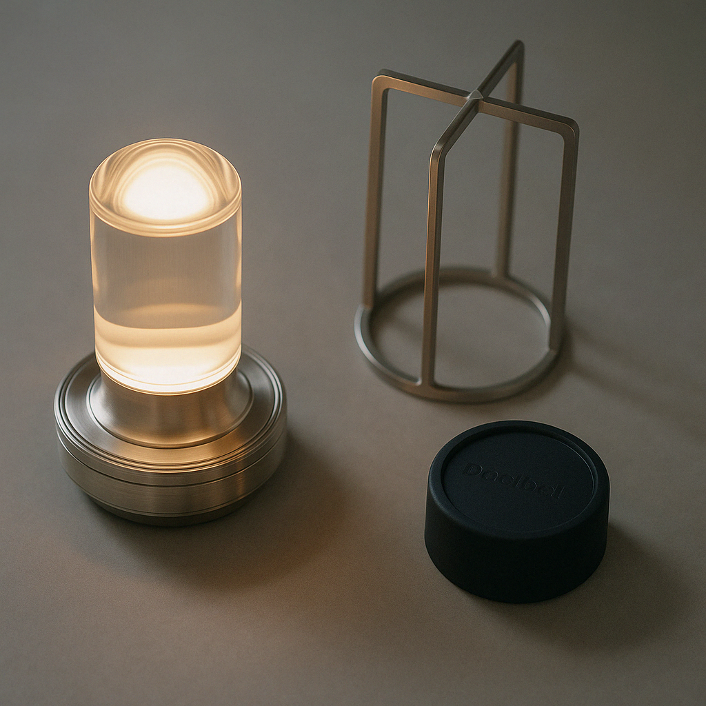 Tragbare Tischlampe aus Kristall | Kaufen Sie 1 und erhalten Sie 2
