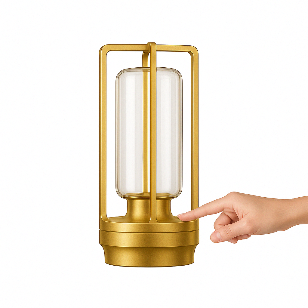 Tragbare Tischlampe aus Kristall | Kaufen Sie 1 und erhalten Sie 2