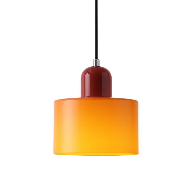Bauhaus Glas LED Pendelleuchte 15cm