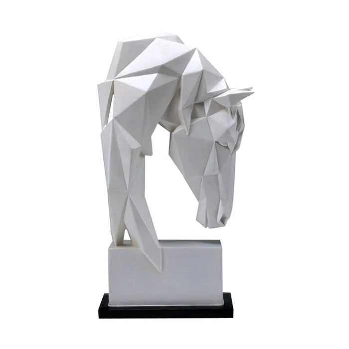 Dekorative Pferdekopf-Skulptur