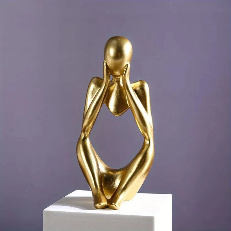 Abstrakte nordische Skulptur
