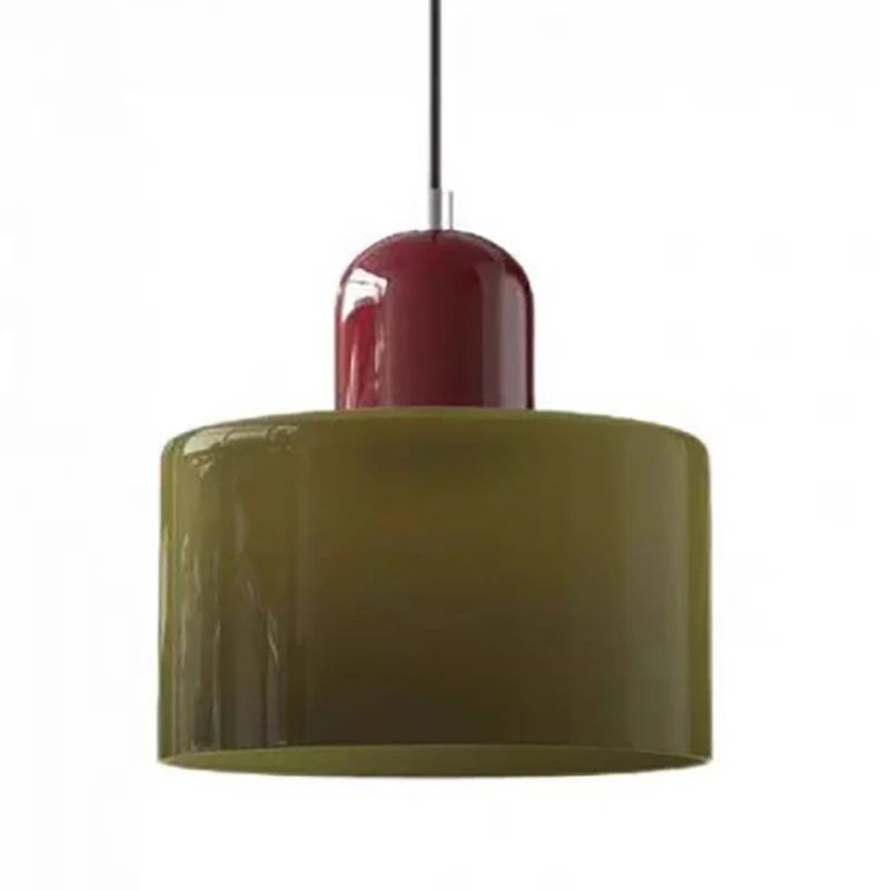 Bauhaus Glas LED Pendelleuchte 15cm