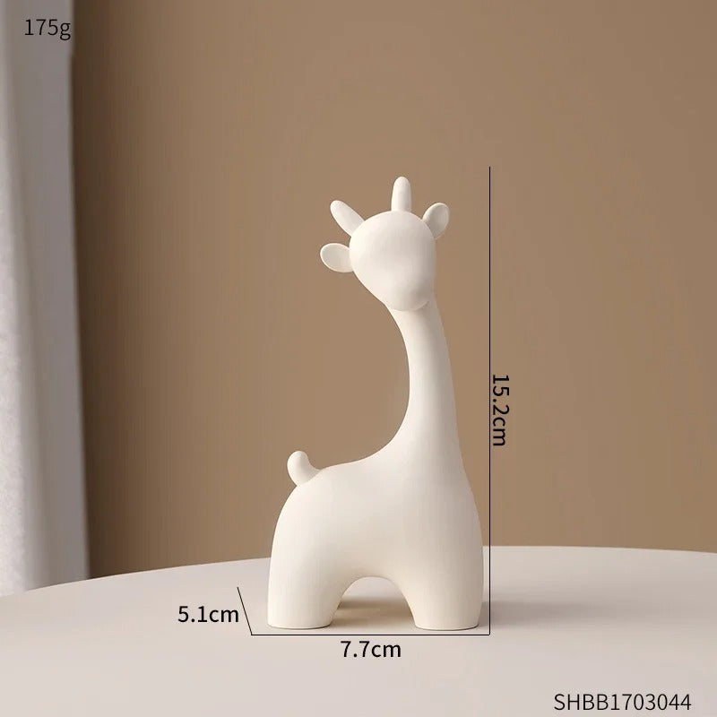 Hirsch Ornament Skulptur