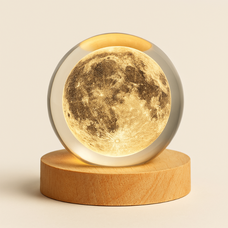 3D maanlamp