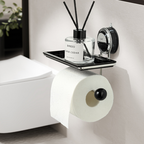 Toiletrolhouder van roestvrij staal zonder boren | Koop 1, krijg 2