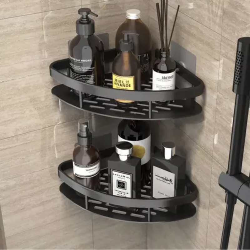 Minimalistische badkamerorganizer